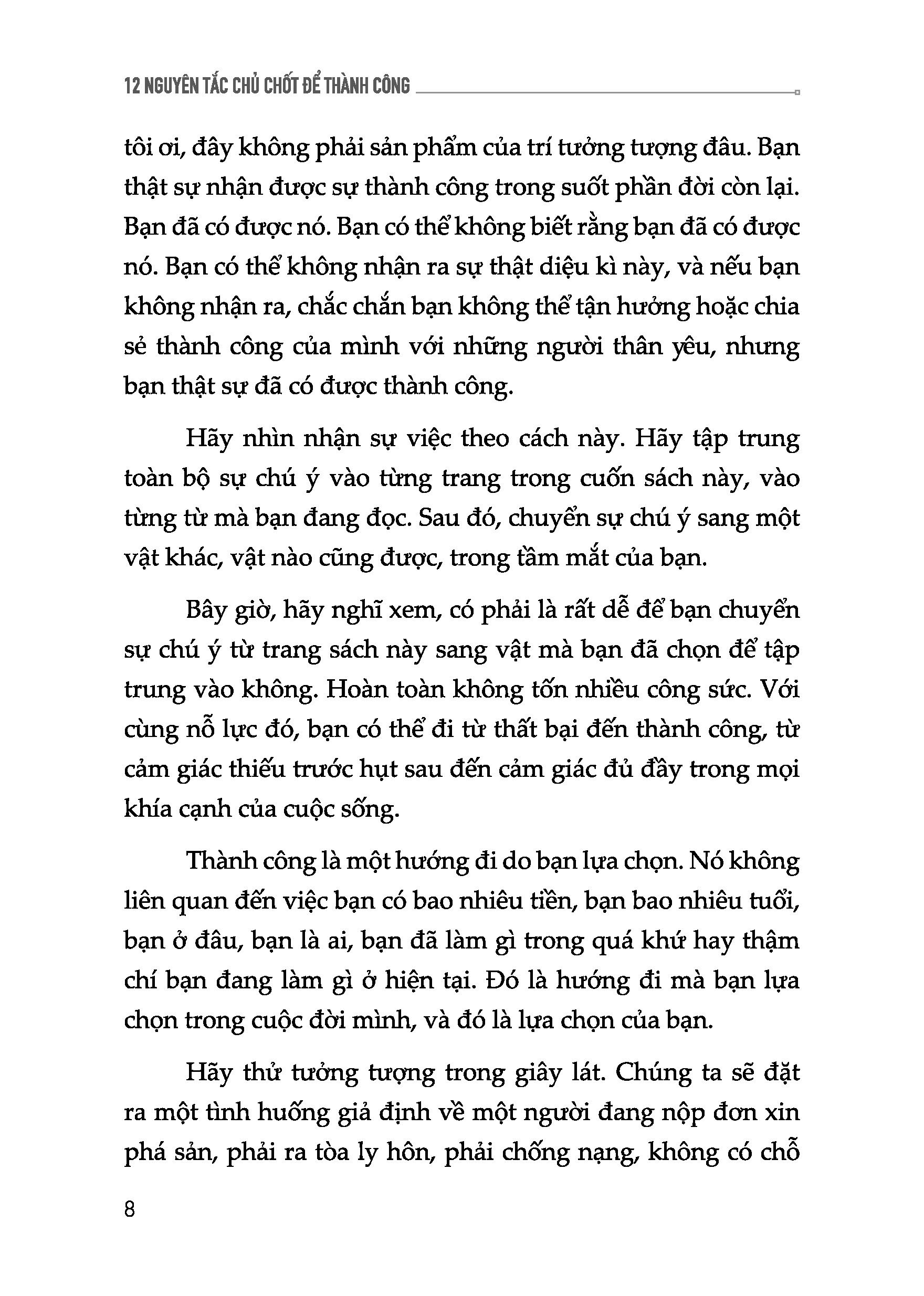 12 nguyên tắc chủ chốt để thành công