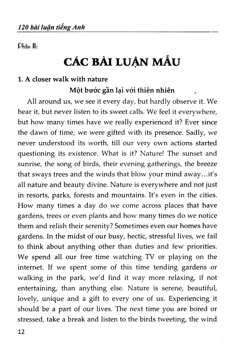 120 bài luận tiếng anh
