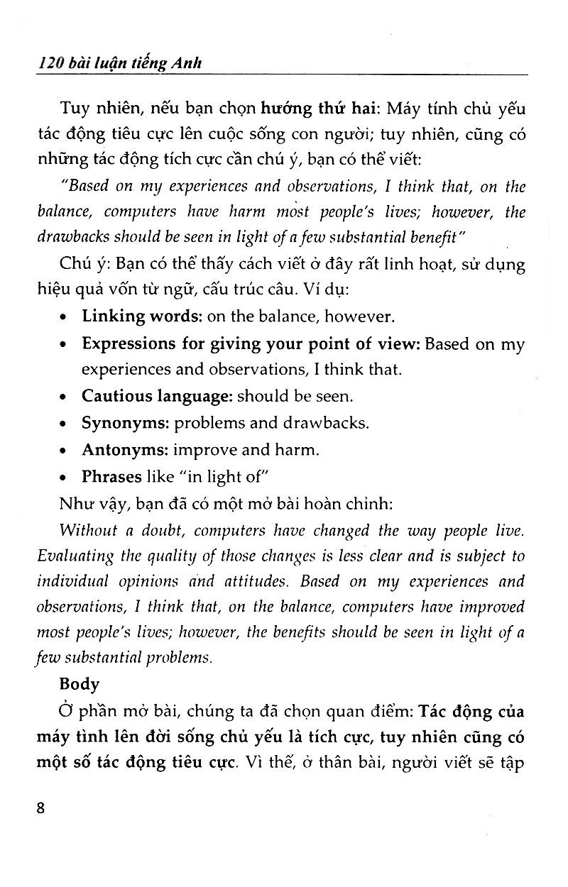 120 bài luận tiếng anh