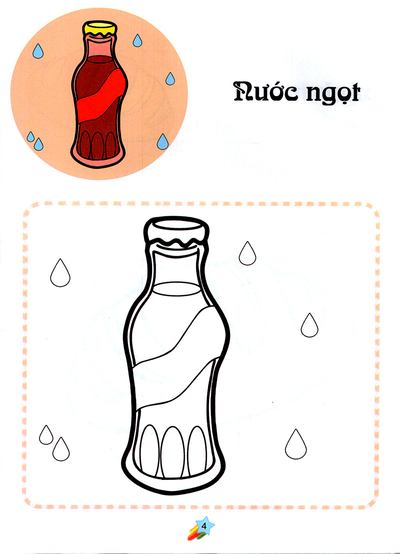 123 nào ta tô màu! thức ăn