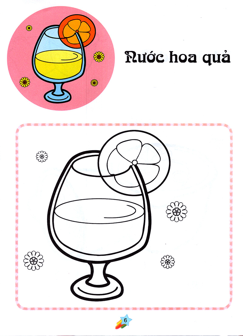 123 nào ta tô màu! thức ăn