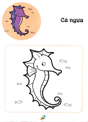 123 nào ta tô màu! thủy cung