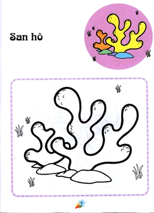 123 nào ta tô màu! thủy cung