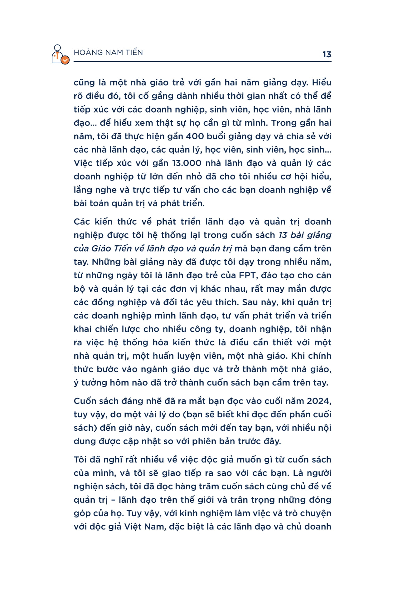 13 Bai Giang Cua Giao Tien Ve Quan Tri Va Lanh Dao