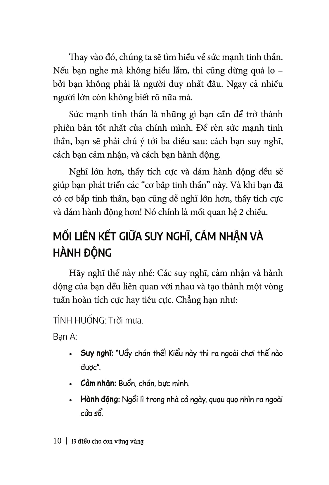 13 điều cho con vững vàng