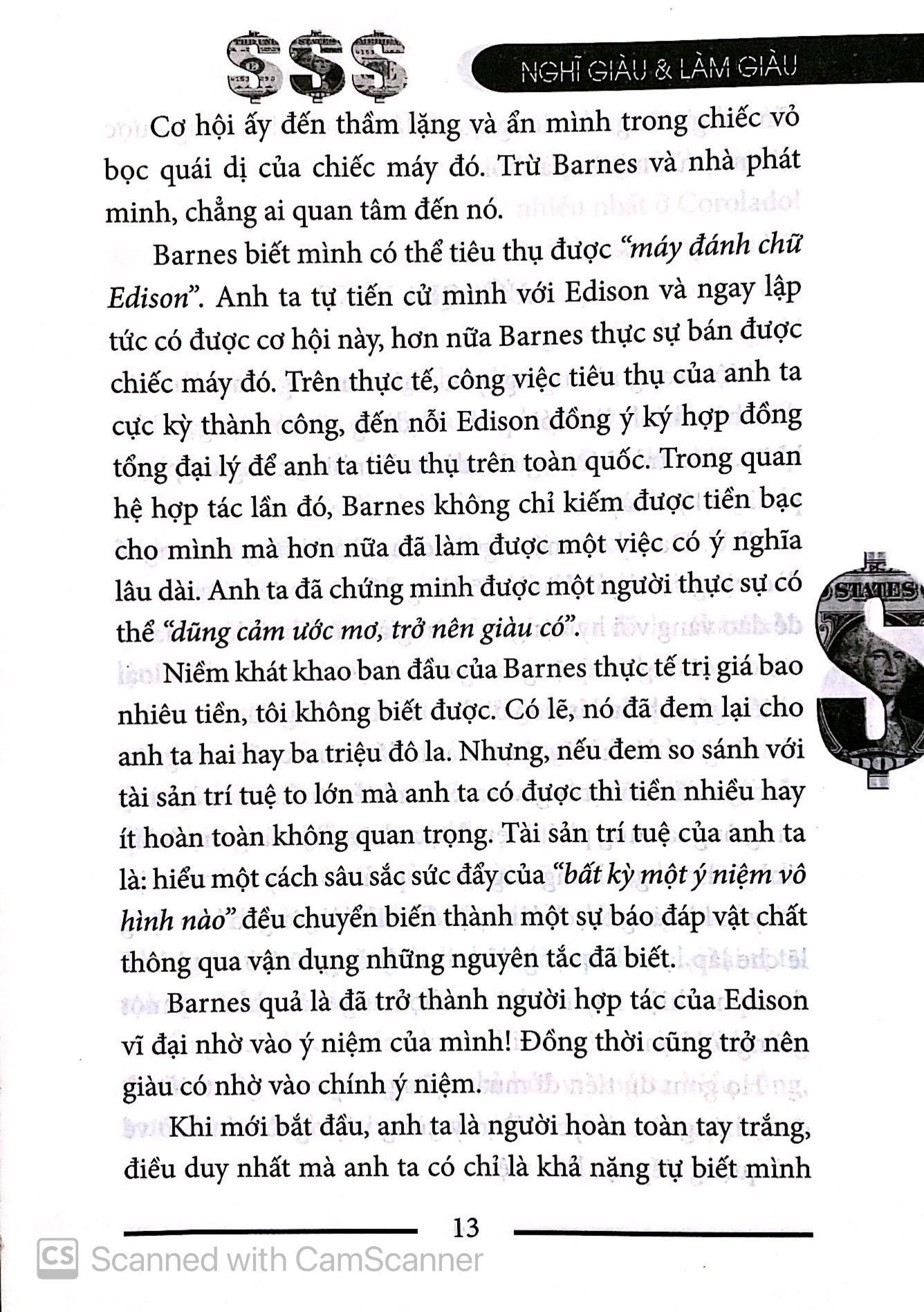 13 nguyên tắc nghĩ giàu & làm giàu (2021)