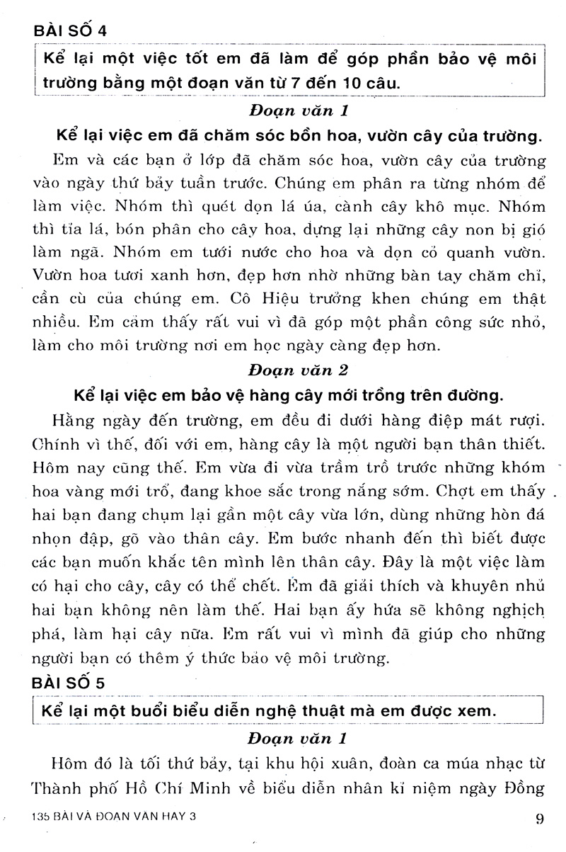 135 bài và đoạn văn hay 3