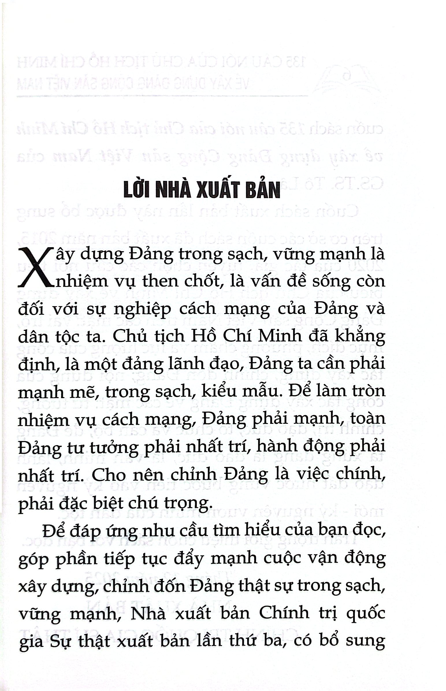 135 Câu Nói Của Chủ Tịch Hồ Chí Minh Về Xây Dựng Đảng Cộng Sản Việt Nam