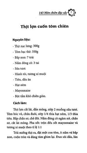 143 món chiên đặc sắc