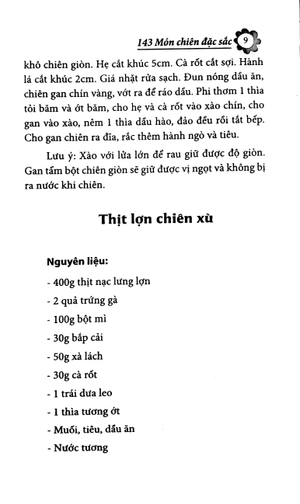143 món chiên đặc sắc