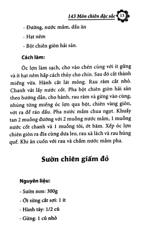 143 món chiên đặc sắc