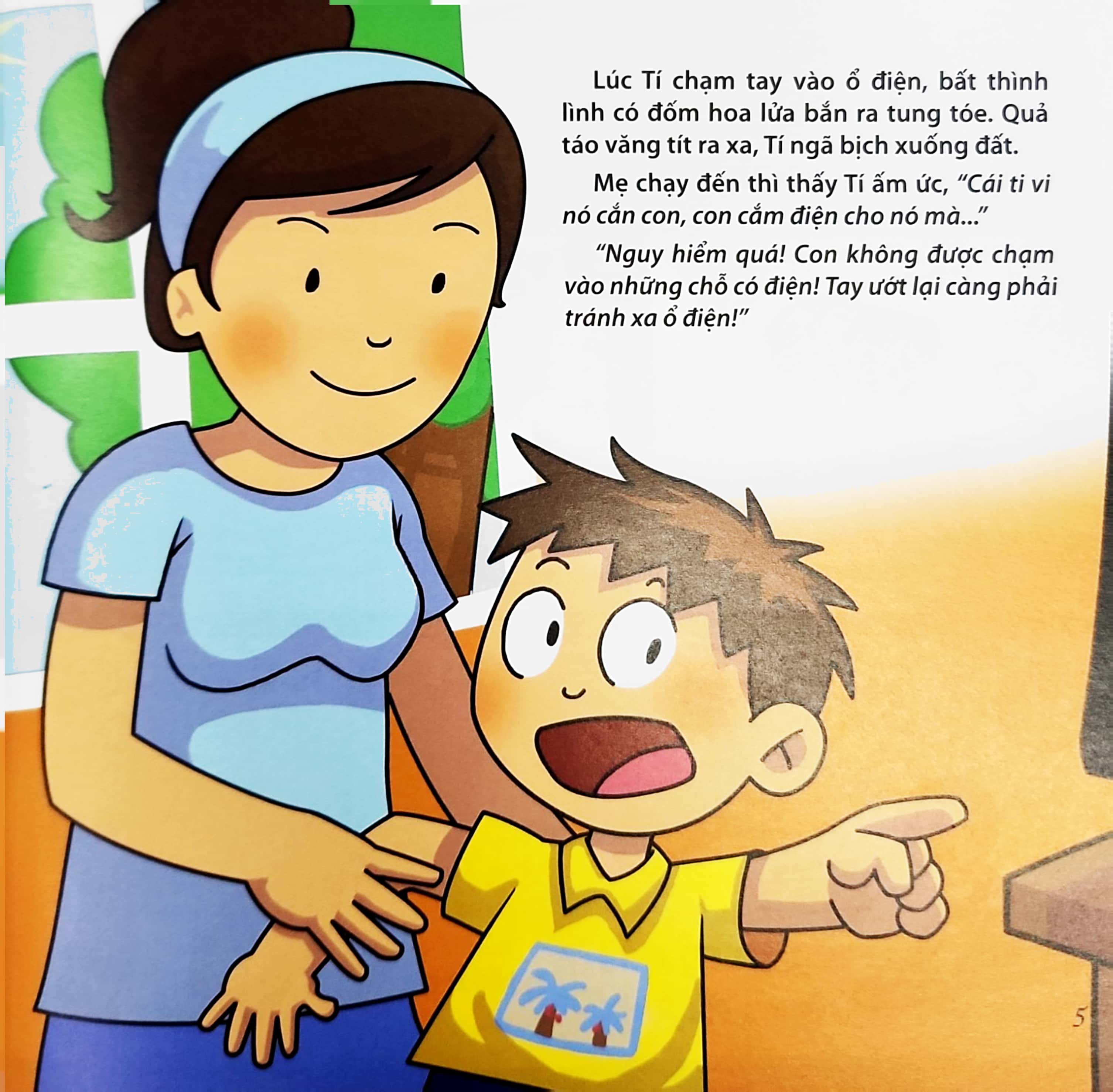 15 bài học an toàn cho bé - an toàn khi ở nhà (tái bản 2023)