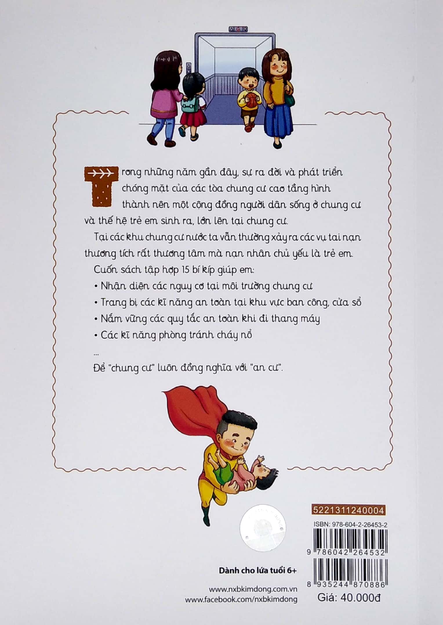 15 bí kíp giúp tớ an toàn - cẩm nang an toàn chung cư