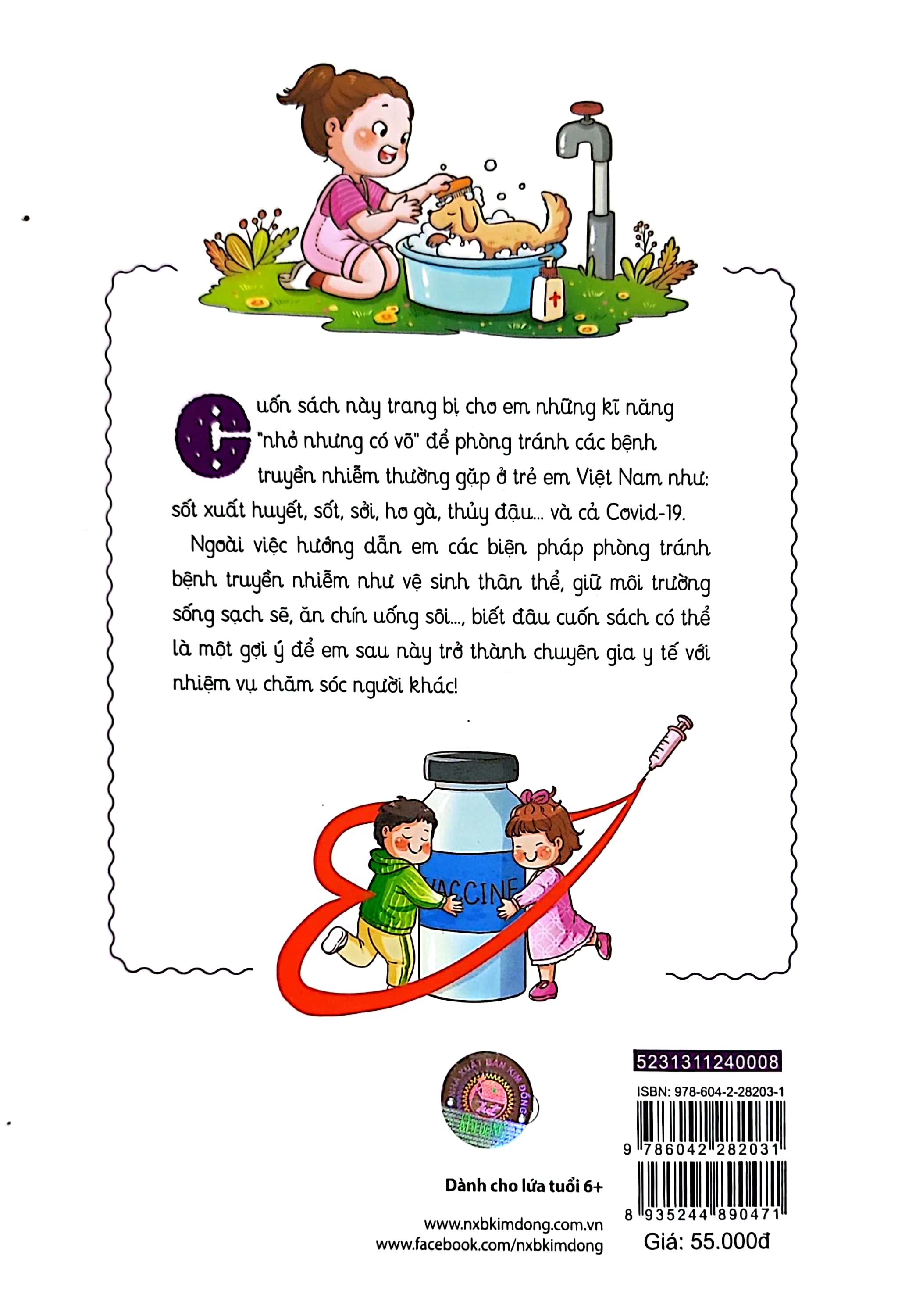 15 bí kíp giúp tớ an toàn - cẩm nang phòng tránh bệnh truyền nhiễm