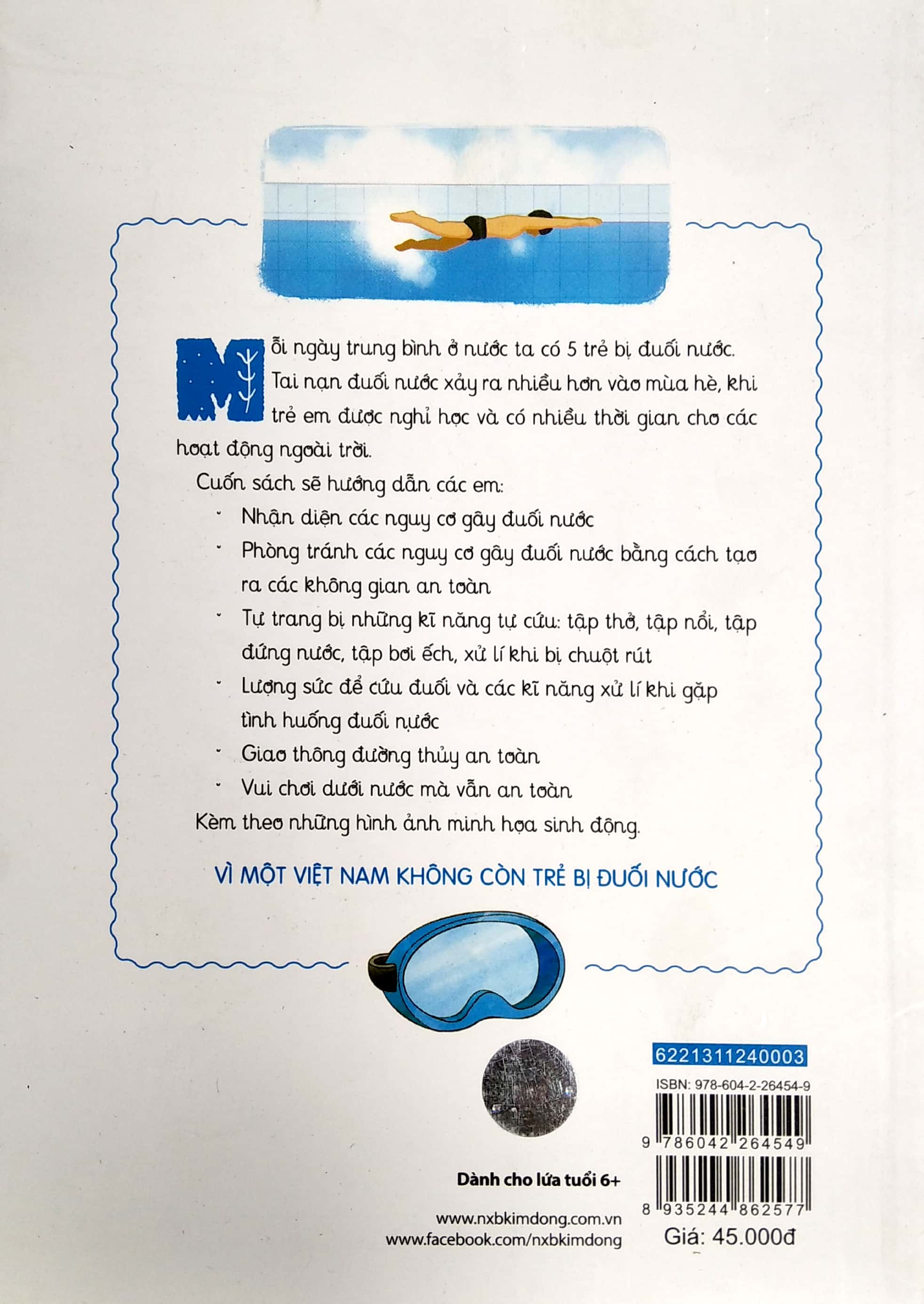 15 bí kíp giúp tớ an toàn - cẩm nang phòng tránh đuối nước