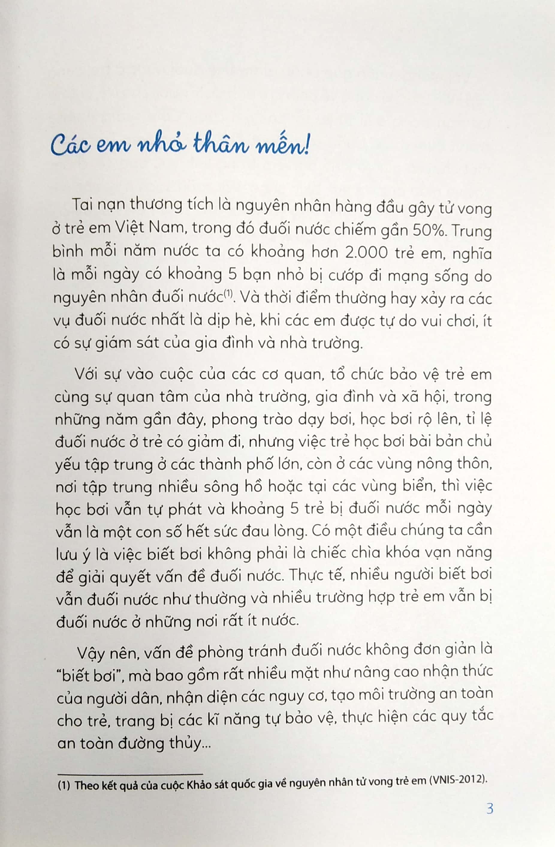15 bí kíp giúp tớ an toàn - cẩm nang phòng tránh đuối nước