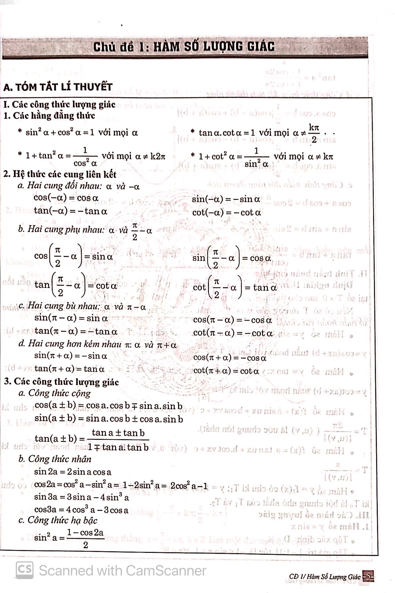 15 chủ đề vận dụng & nâng cao toán trắc nghiệm 11