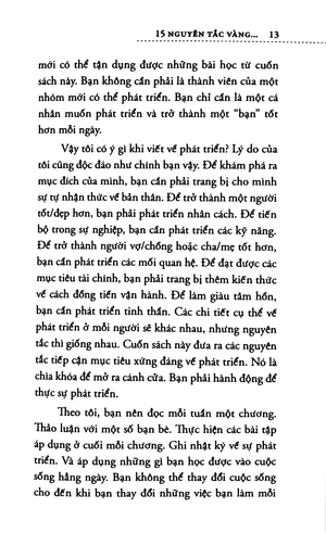 15 nguyên tắc vàng về phát triển bản thân (tái bản 2018)