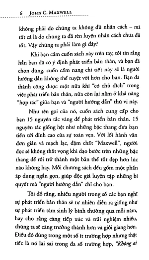 15 nguyên tắc vàng về phát triển bản thân (tái bản 2018)