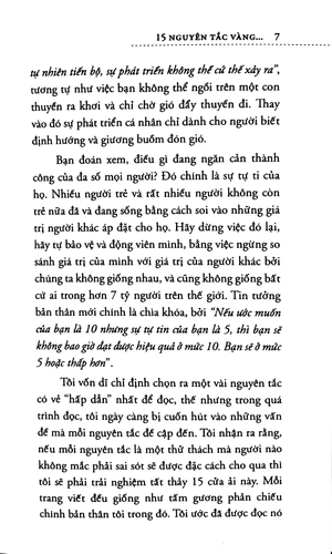 15 nguyên tắc vàng về phát triển bản thân (tái bản 2018)