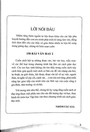 150 bài văn hay 2 (theo chương trình tiểu học mới)