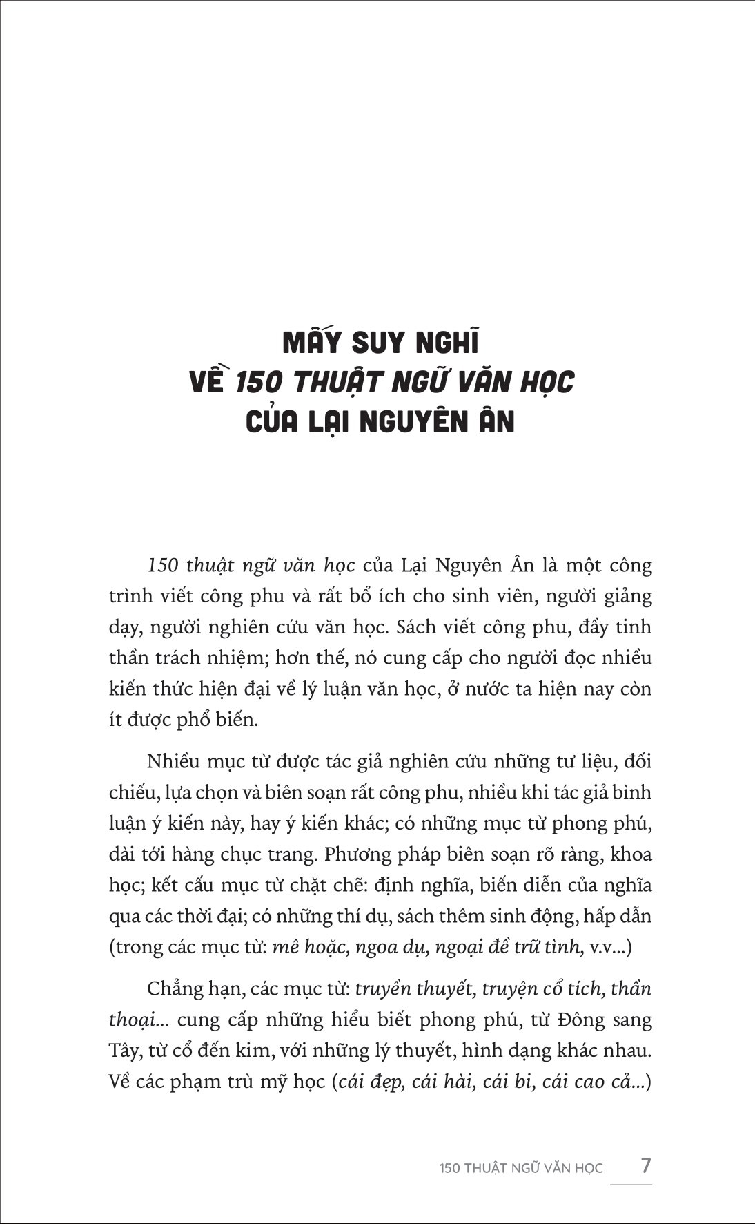 150 thuật ngữ văn học