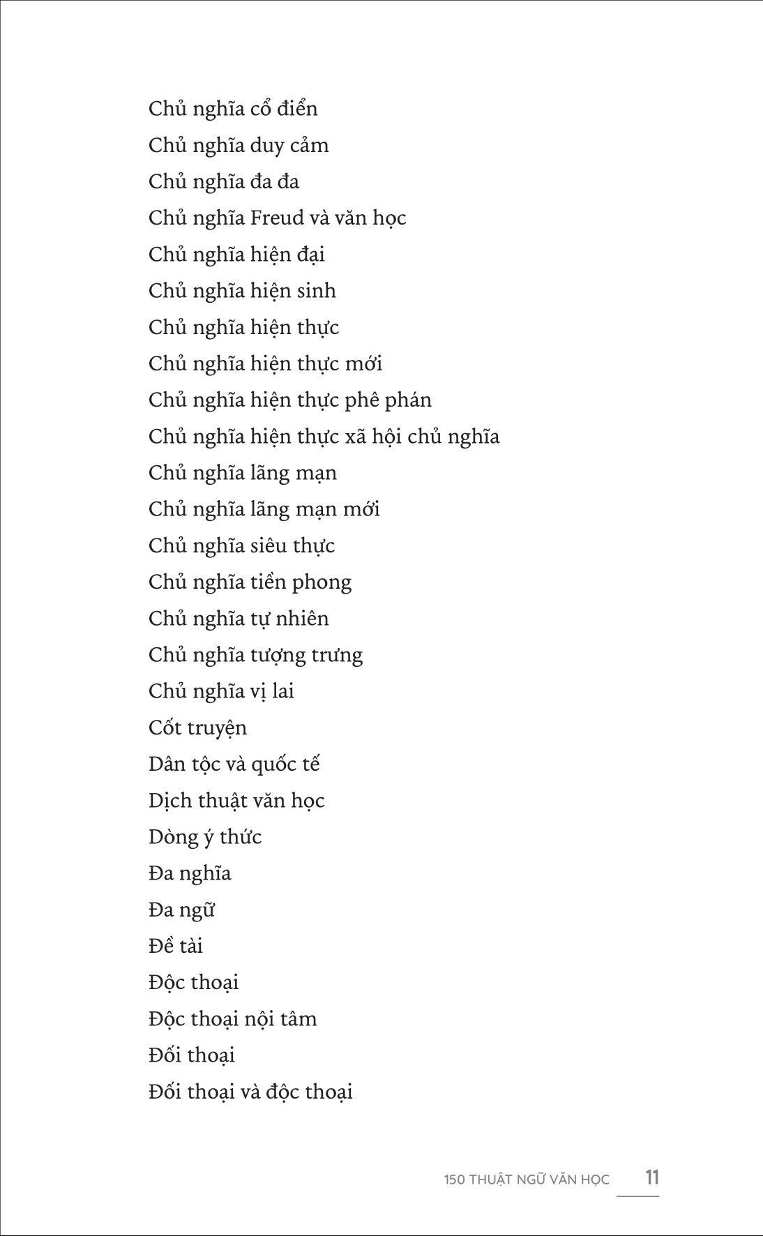 150 thuật ngữ văn học