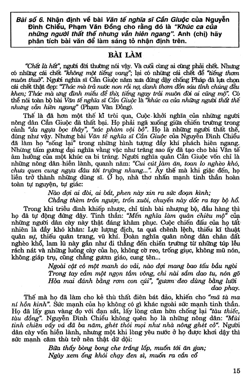 155 bài làm văn chọn lọc lớp 11