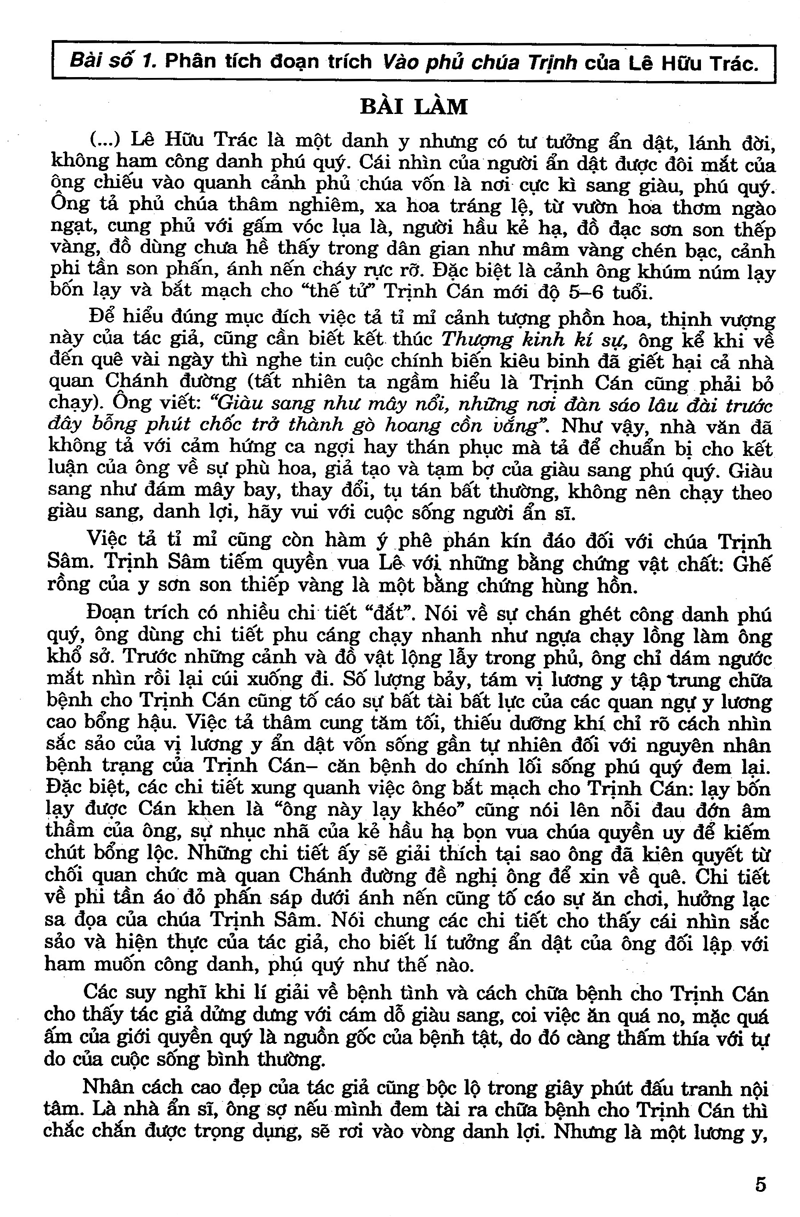 155 bài làm văn chọn lọc lớp 11