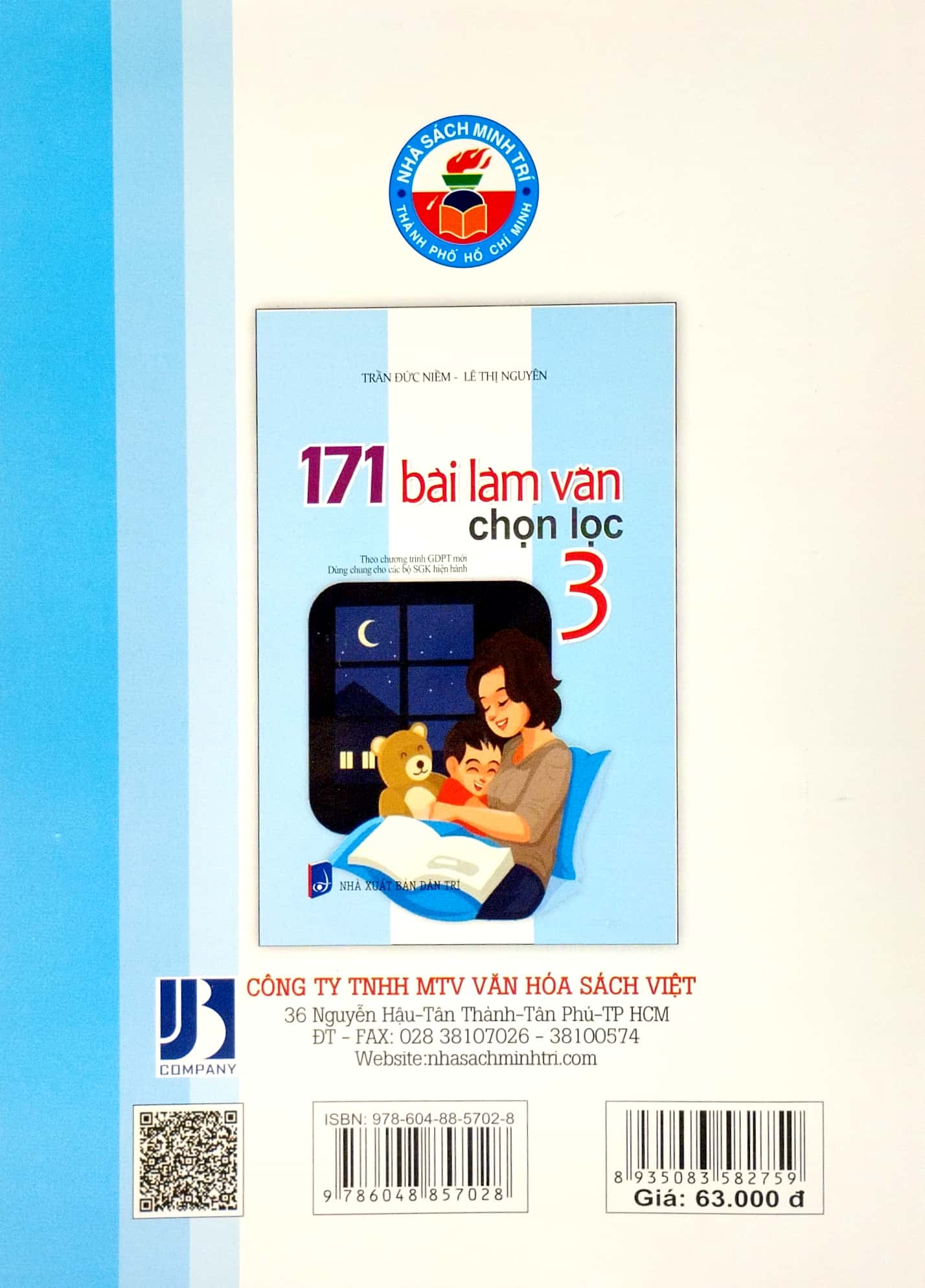 171 bài làm văn chọn lọc 3 (theo chương trình giáo dục phổ thông mới)