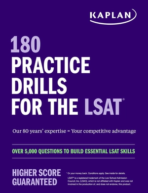 180 practice drills for the lsat: over 5000 questions to build essential lsat skills