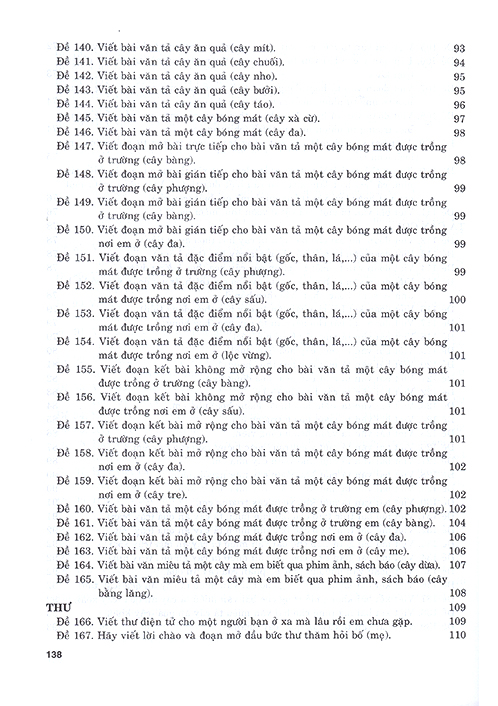 199 bài và đoạn văn hay lớp 4