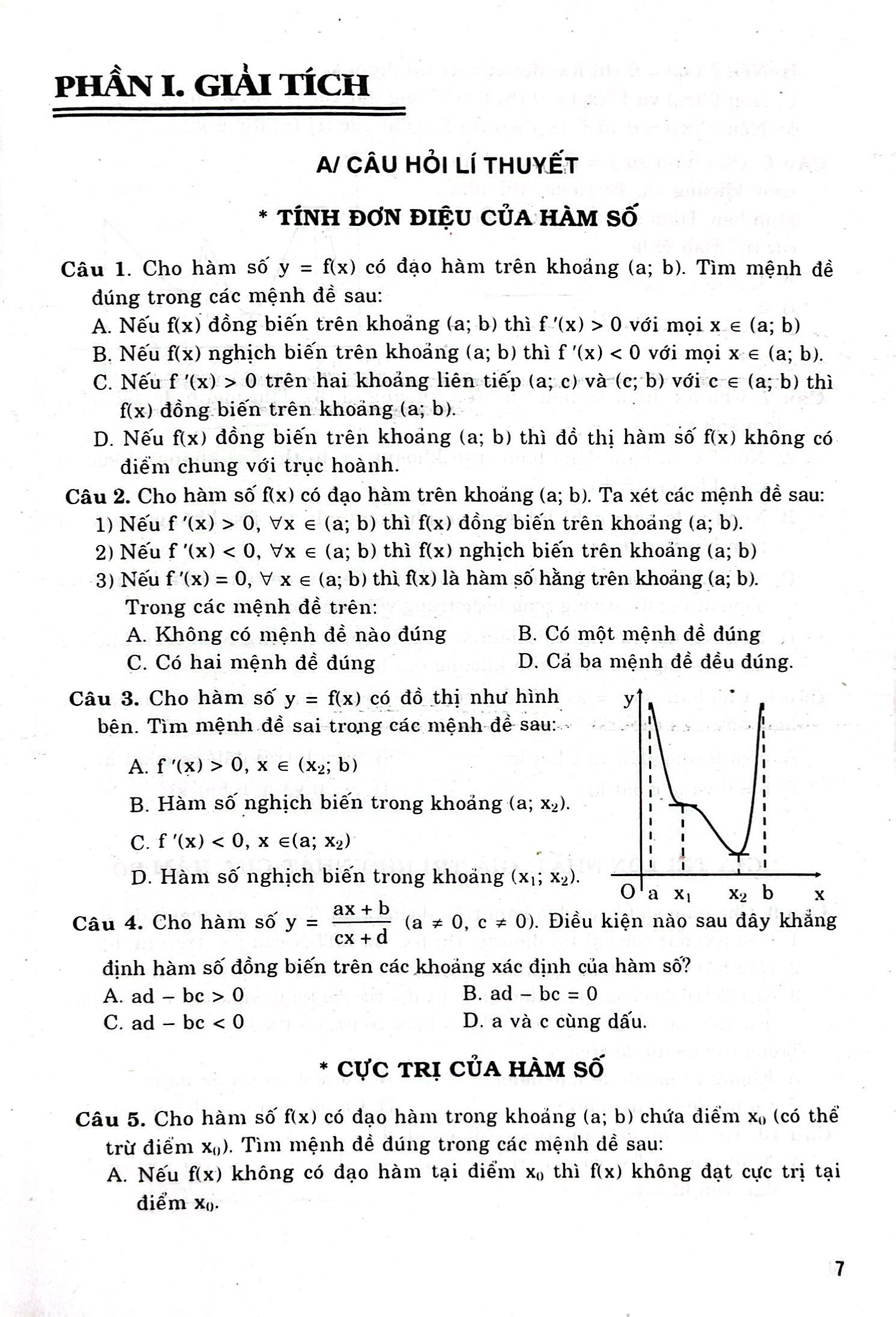 199 câu hỏi lí thuyết và 379 bài tập trắc nghiệm môn toán (ôn thi tốt nghiệp thpt quốc gia - bồi dưỡng học sinh khá, giỏi)