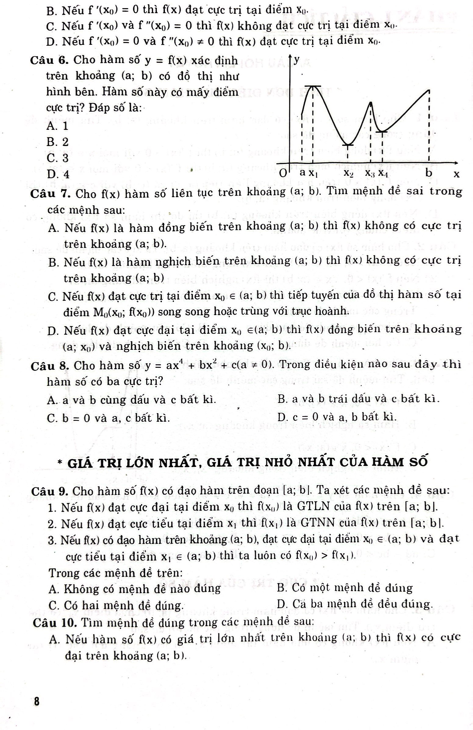 199 câu hỏi lí thuyết và 379 bài tập trắc nghiệm môn toán (ôn thi tốt nghiệp thpt quốc gia - bồi dưỡng học sinh khá, giỏi)