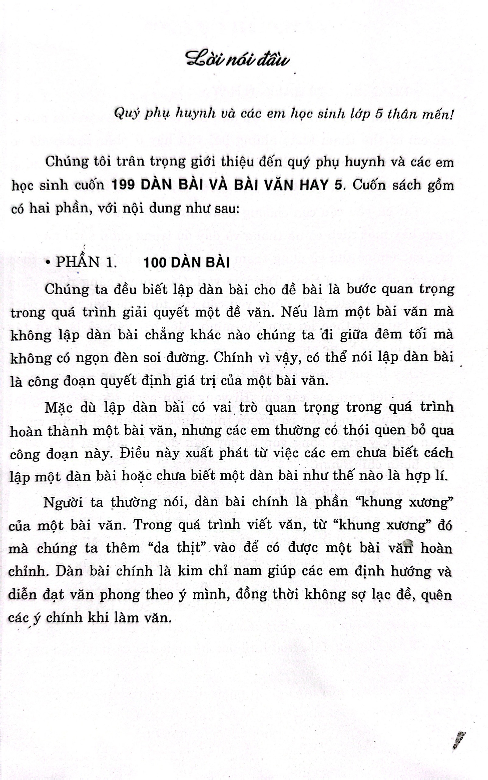 199 dàn bài và bài văn hay 5 (theo chương trình gdpt mới)