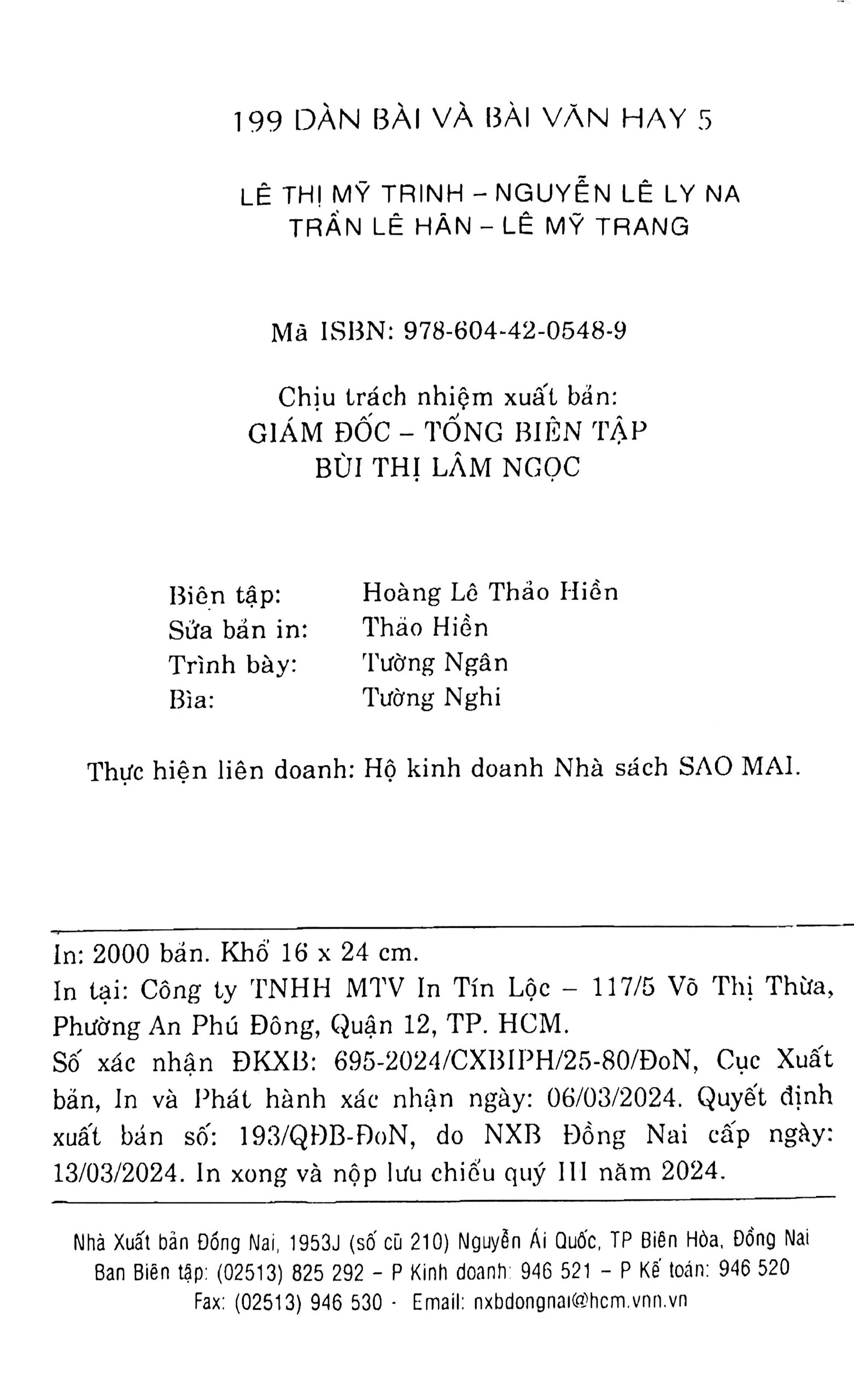 199 dàn bài và bài văn hay 5 (theo chương trình gdpt mới)