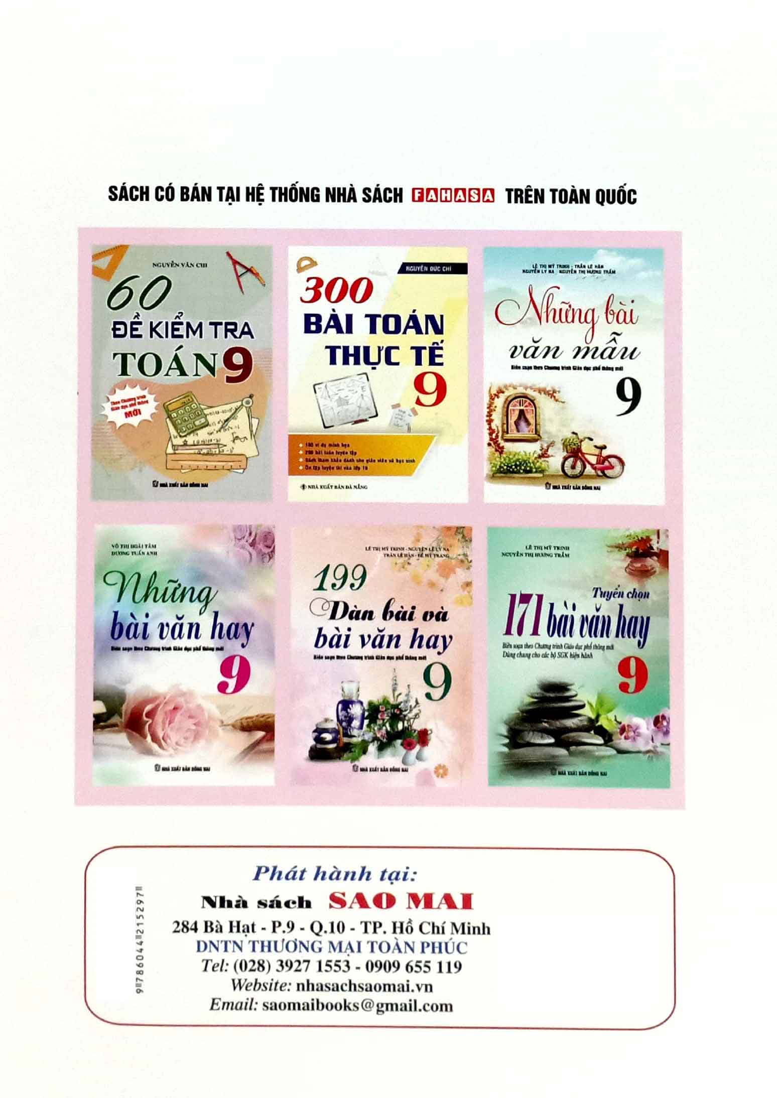 199 dàn bài và bài văn hay 9