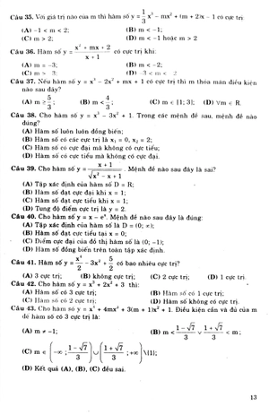 1990 bài tập trắc nghiệm toán lớp 12