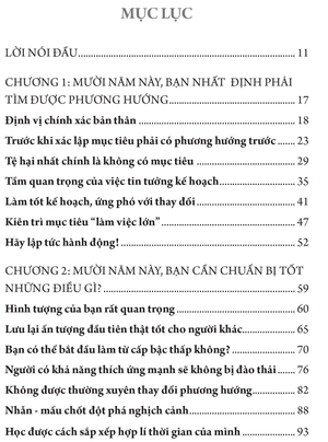 20-30 tuổi mười năm vàng quyết định bạn là ai