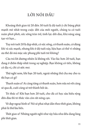 20-30 tuổi mười năm vàng quyết định bạn là ai