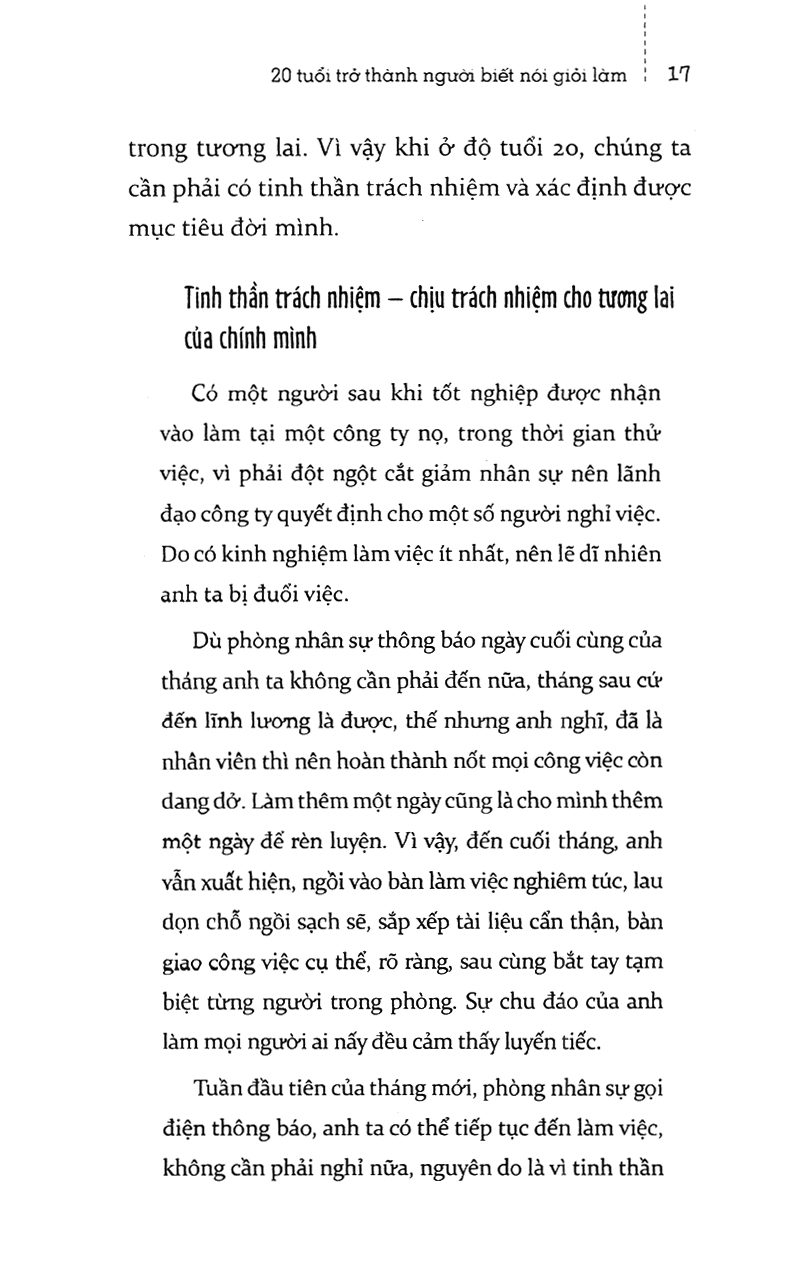 20 tuổi trở thành người biết nói giỏi làm (tái bản 2023)