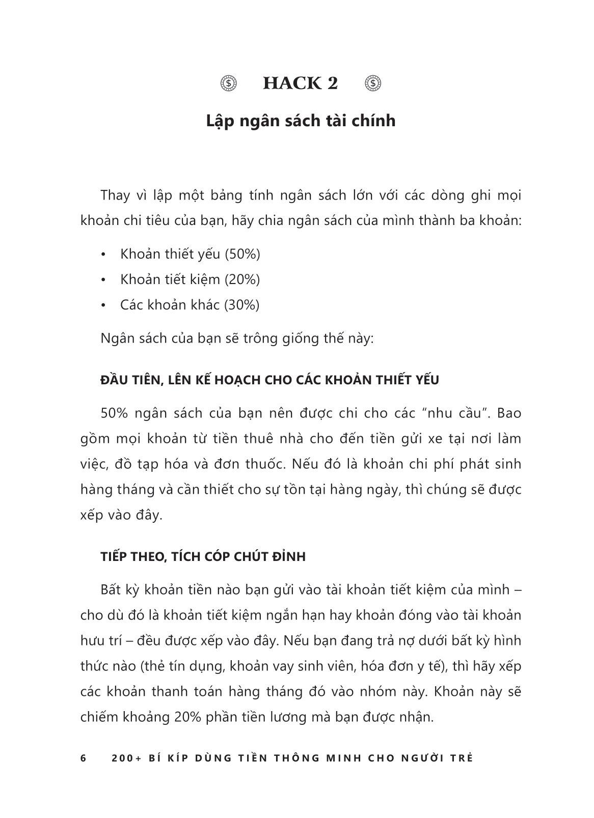 200+ bí kíp dùng tiền thông minh cho người trẻ