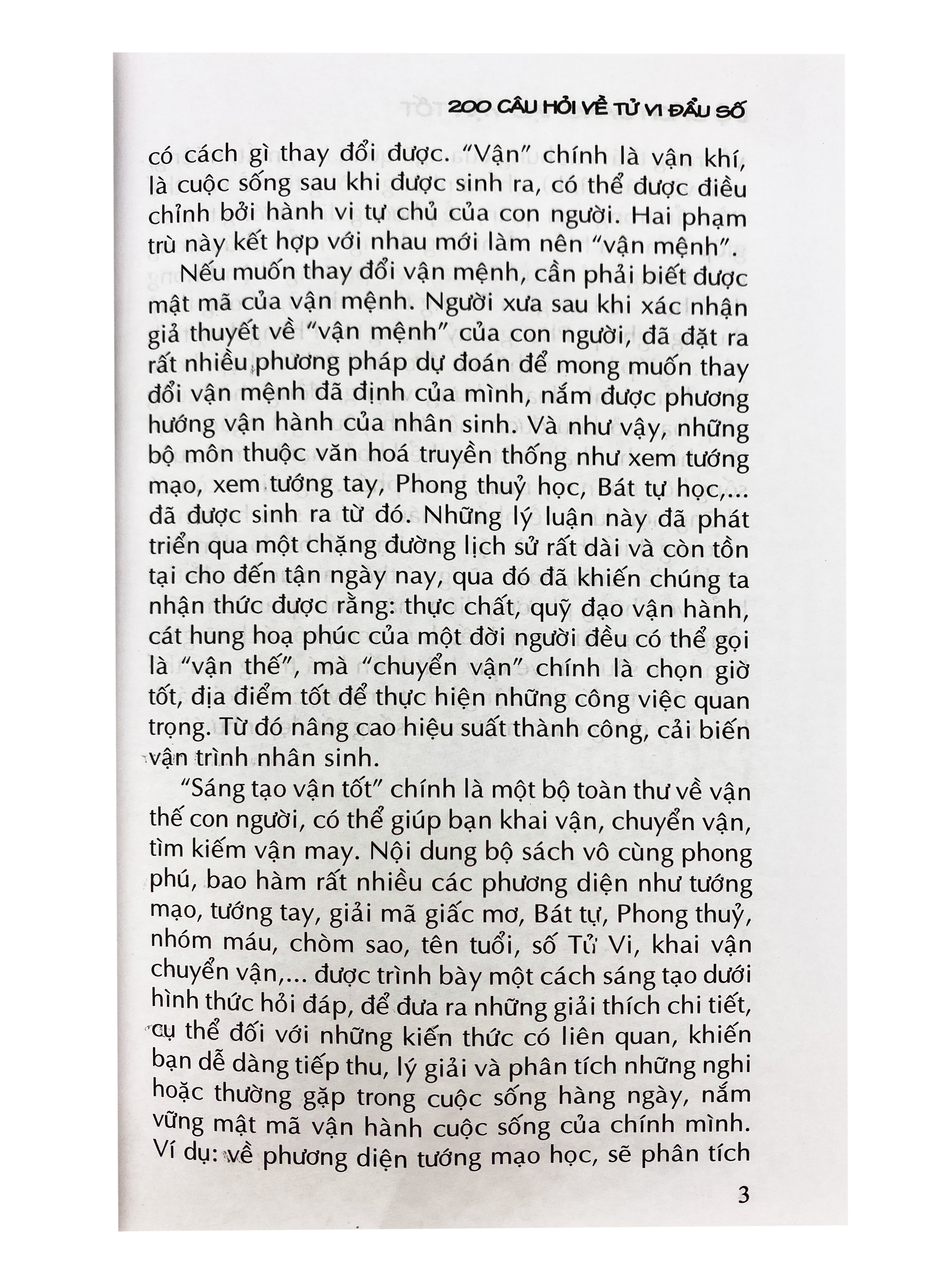 200 câu hỏi về tử vi đẩu số