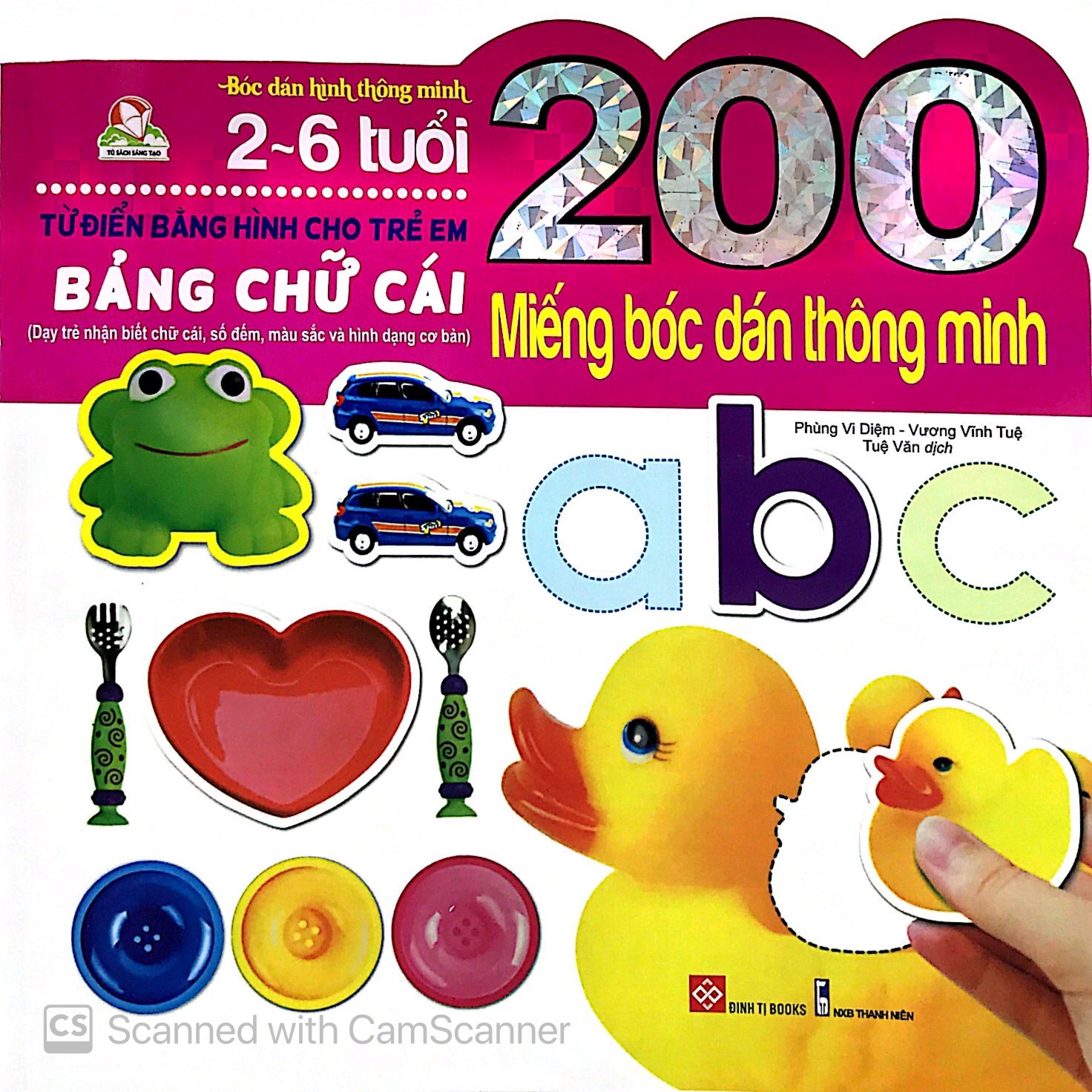 200 miếng bóc dán thông minh - bảng chữ cái (tái bản 2018)