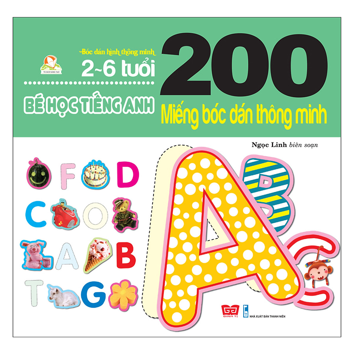 200 miếng bóc dán thông minh - bé học tiếng anh