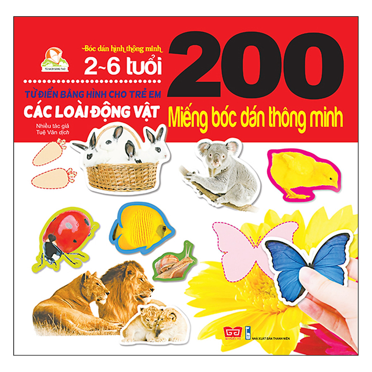 200 miếng bóc dán thông minh - các loài động vật (tái bản 2018)