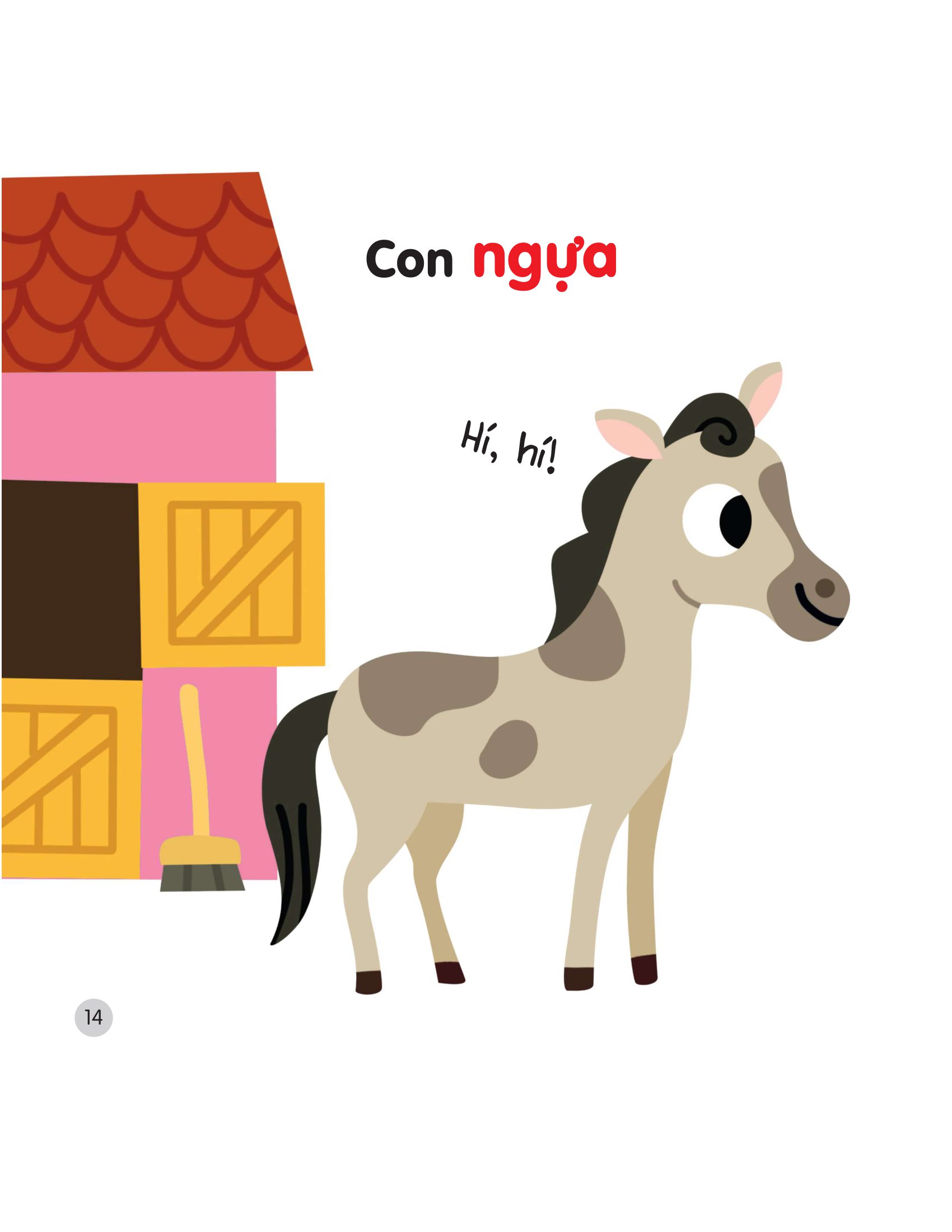 200 từ vựng mẹ cùng con học nói - các loài động vật đáng yêu