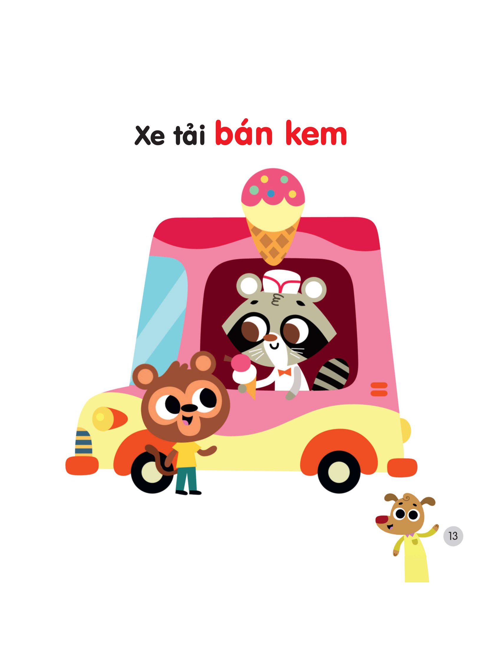 200 từ vựng mẹ cùng con học nói - các phương tiện giao thông ngộ nghĩnh