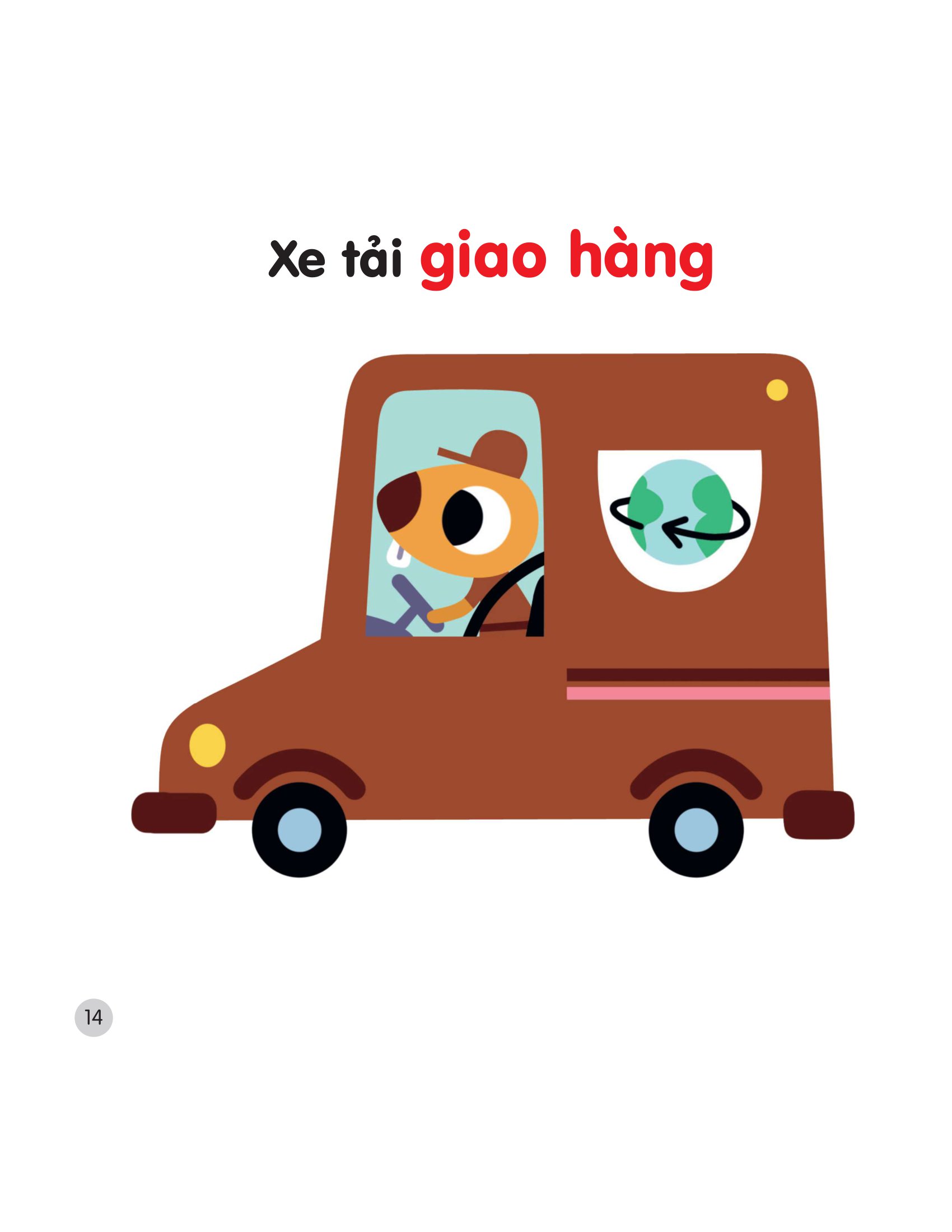 200 từ vựng mẹ cùng con học nói - các phương tiện giao thông ngộ nghĩnh