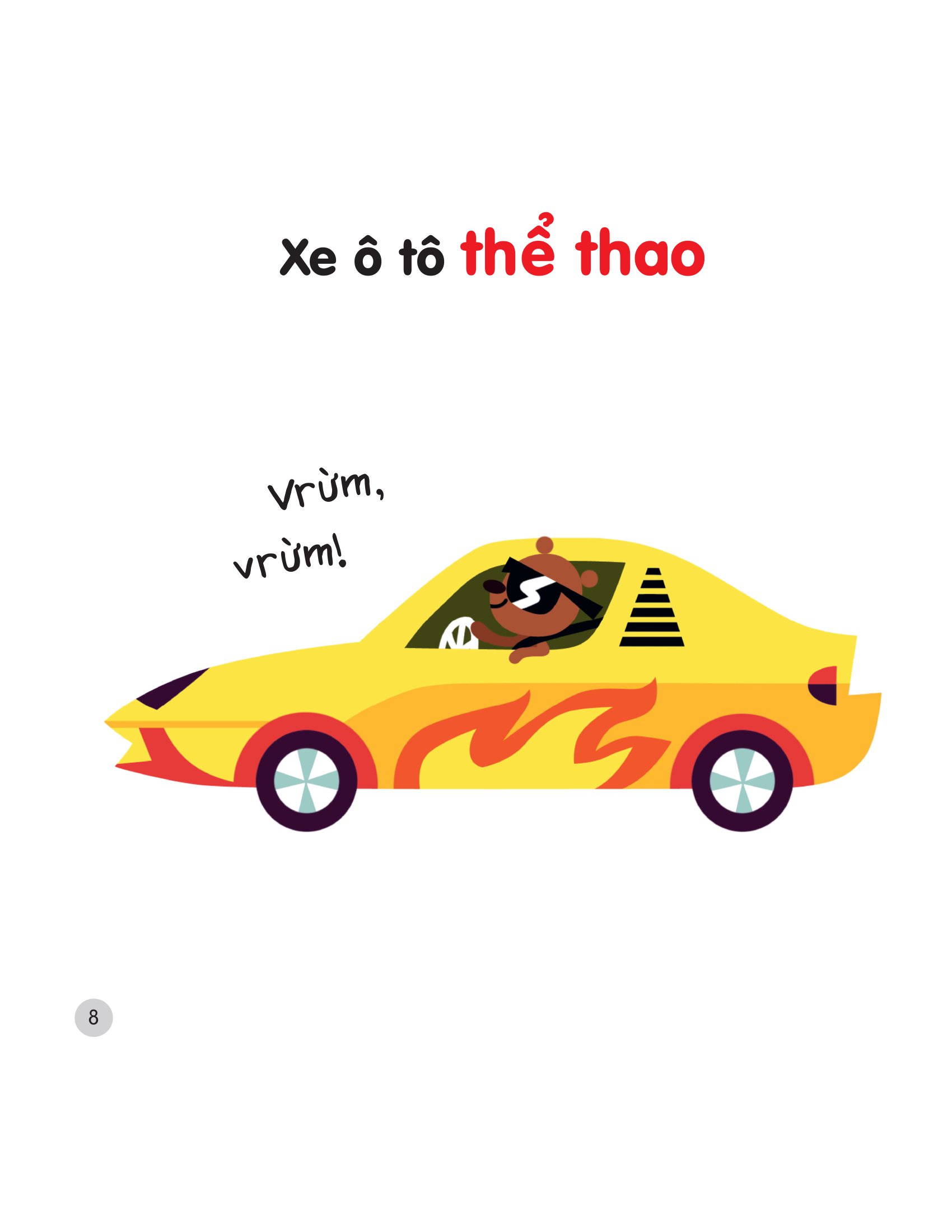 200 từ vựng mẹ cùng con học nói - các phương tiện giao thông ngộ nghĩnh